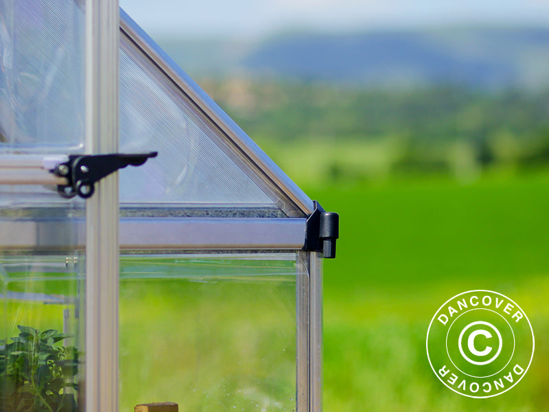 Szklarnia z poliwęglanu Balance 11,1m², Palram/Canopia, 3,04x3,66x2,57m, Srebrna