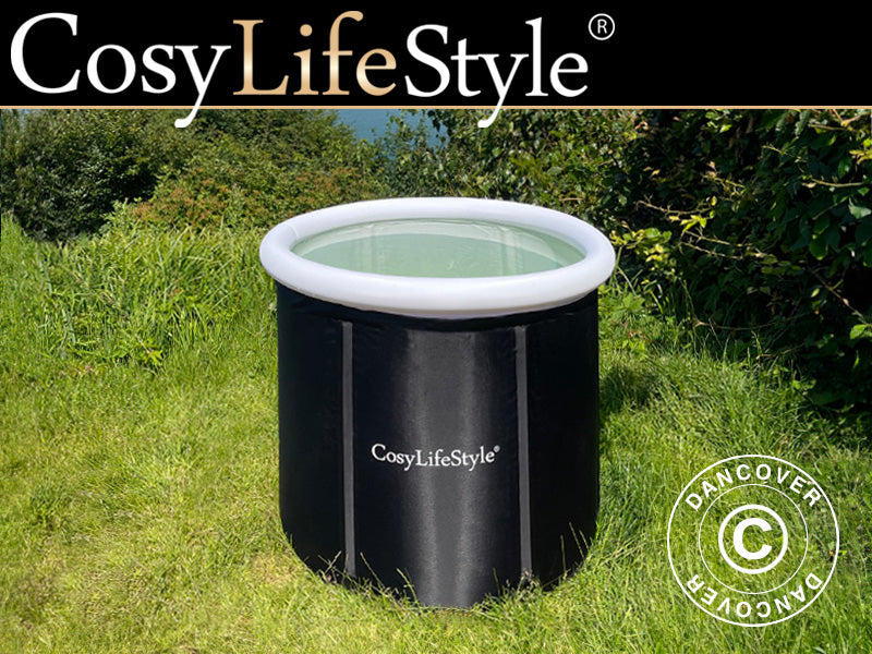 Wanna do kąpieli lodowej, Ø80x75cm, 300L, Czarno/Biała