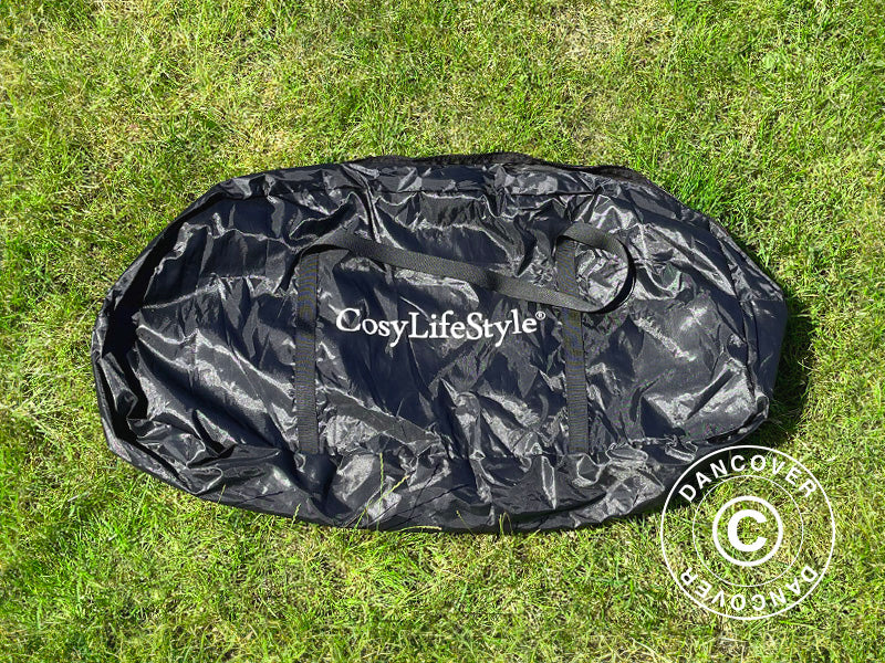 Wanna do kąpieli lodowej, Ø80x75cm, 300L, Czarno/Biała