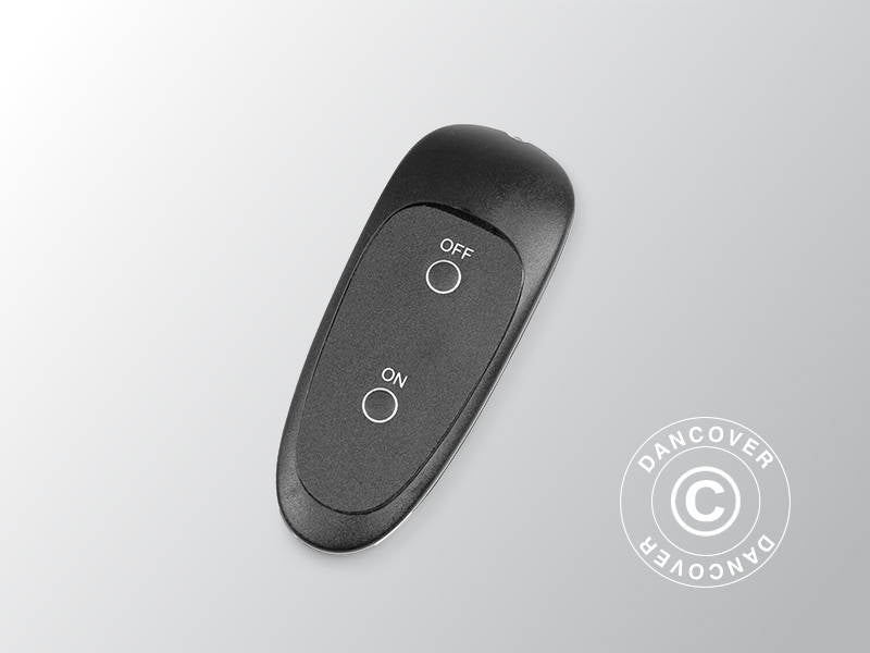 Grzejnik tarasowy TH 1800S, ze stojakiem i pilotem