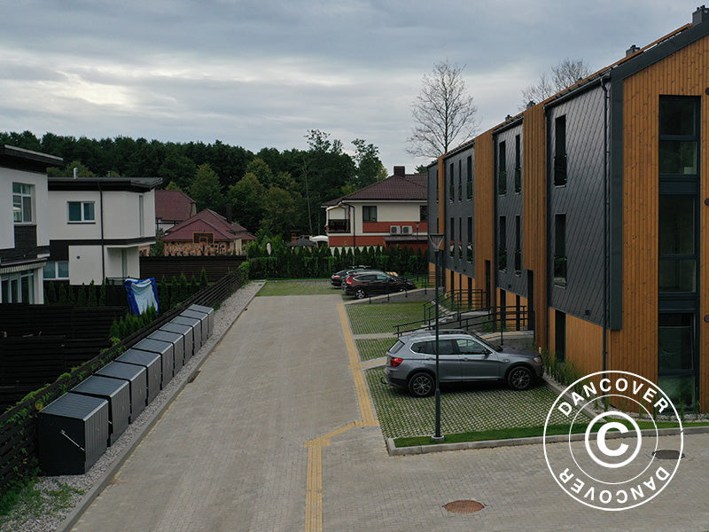 Schowek na rowery, Bicycle Storage Box, Trimetals , 1,96x0,89x1,33m, 1,74m², Antracyt