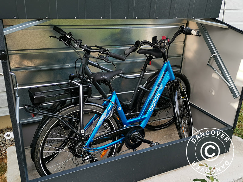 Schowek na rowery, Bicycle Storage Box, Trimetals , 1,96x0,89x1,33m, 1,74m², Antracyt