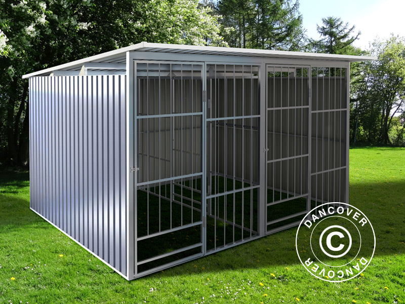 Wybieg dla psów 3,22x2,76x1,85m ProShed®, Antracyt