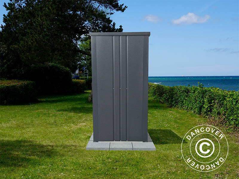 Szopa ogrodowa/Szafa metalowa 0,95x0,85x1,8m, ProShed®, Antracyt