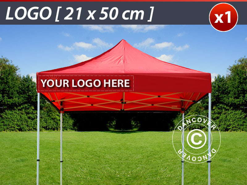 1 szt. FleXtents nadruk na falbanę 21x50cm, wyrównany do lewej