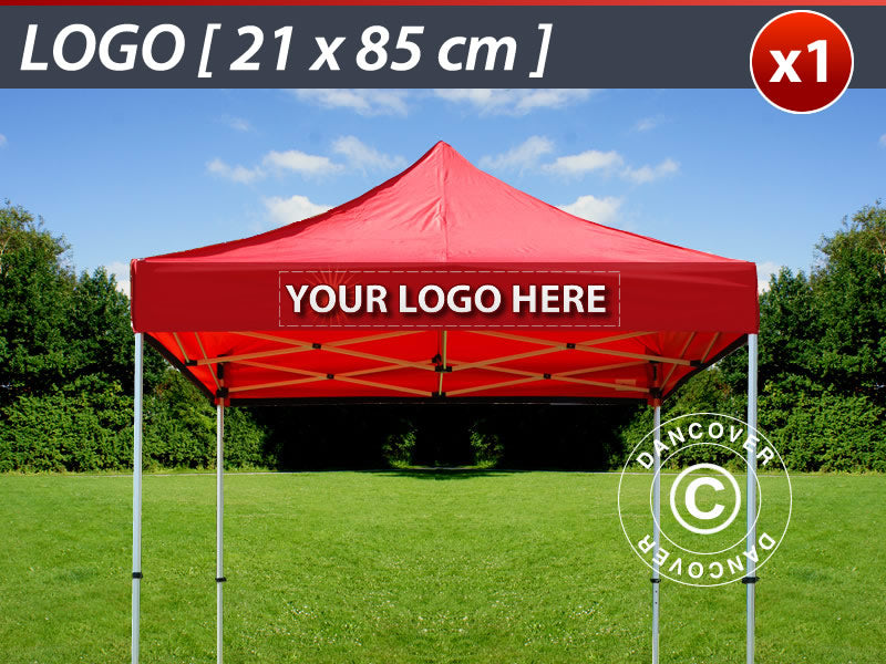 1 szt. FleXtents nadruk na falbanę 21x85cm, wycentrowany