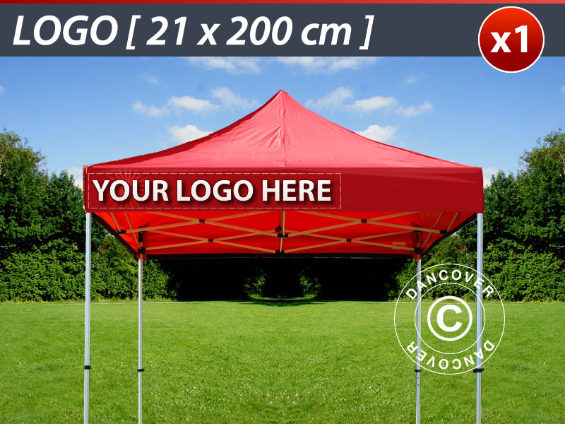 1 szt. FleXtents nadruk na falbanę 21x200cm, wyrównany do lewej