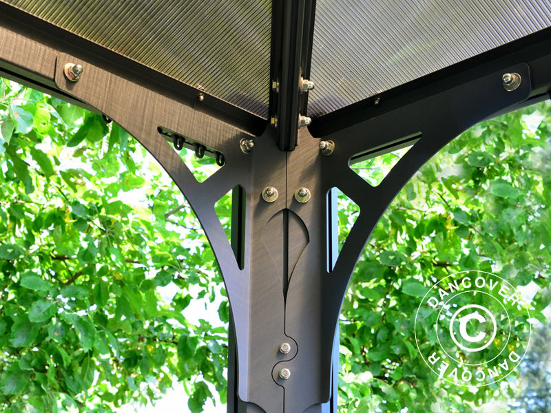 Pawilon ogrodowy Palermo 2,95x2,95m, Antracyt