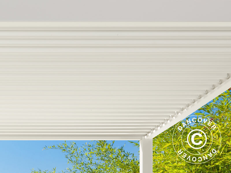 Bioklimatyczna pawilon Pergola San Marino 3x4m, Biały