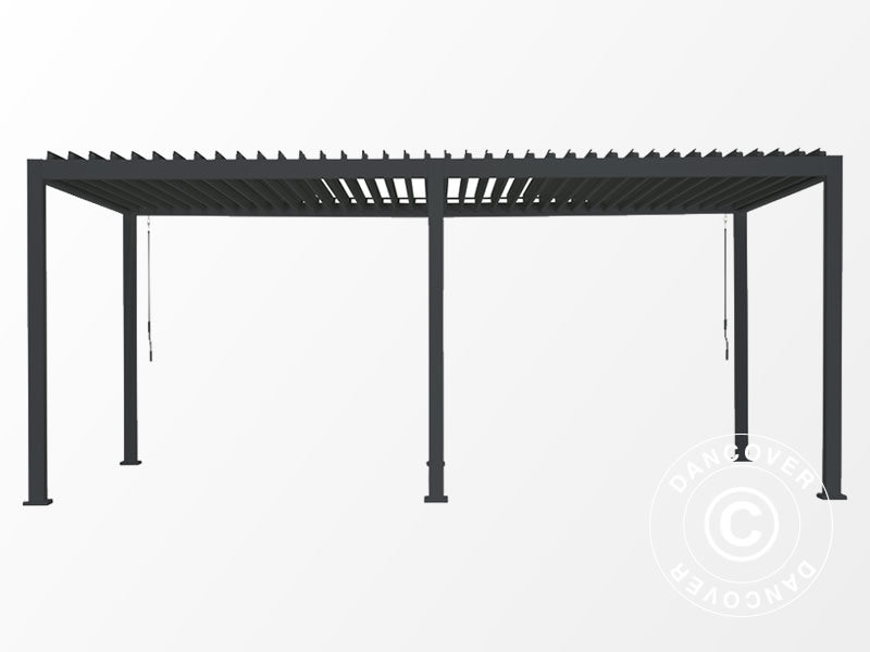 Bioklimatyczna pawilon Pergola San Marino 3x6m, Antracyt