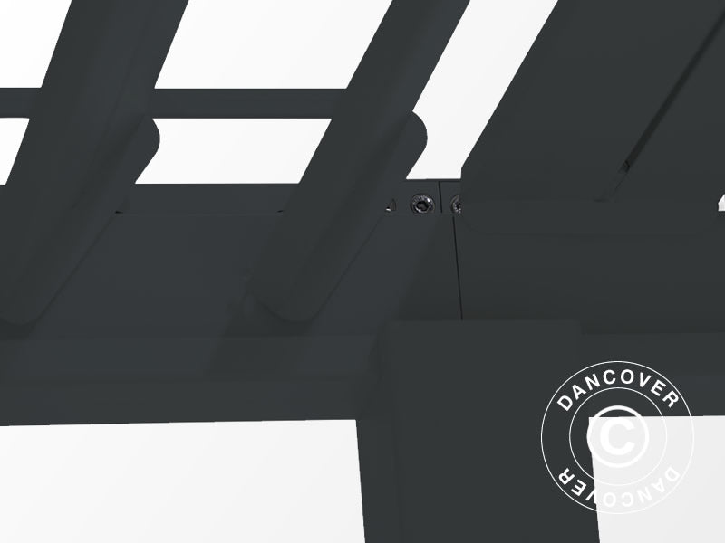 Bioklimatyczna pawilon Pergola San Marino 3x6m, Antracyt