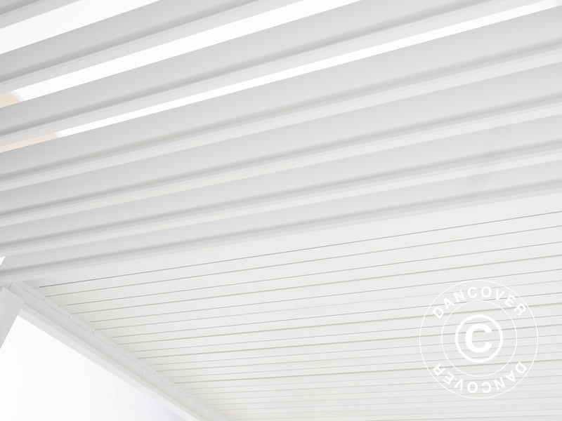 Bioklimatyczna pawilon Pergola San Marino 3x6m, Biały