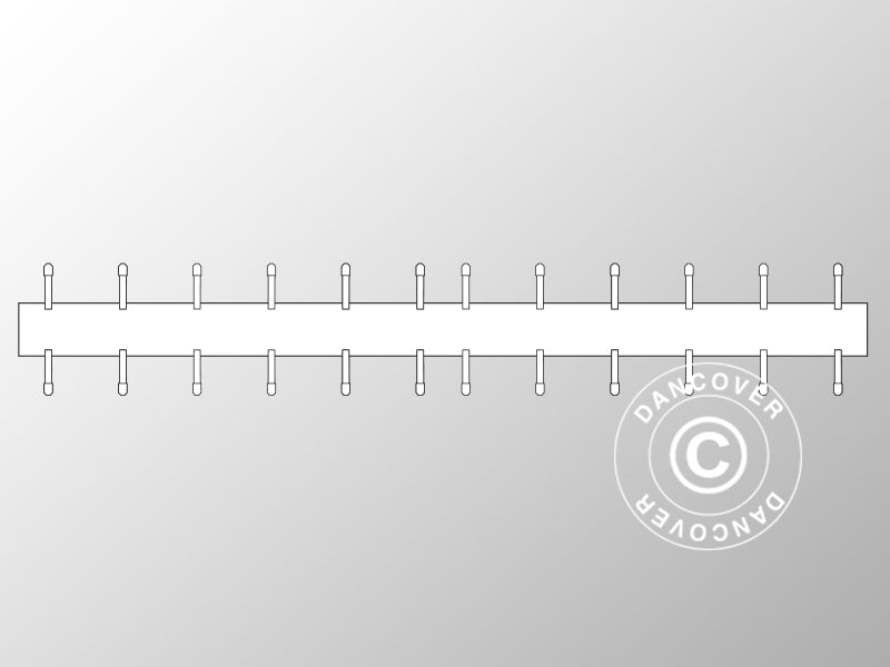 Kopułowy namiot imprezowy Multipavillon - rynna