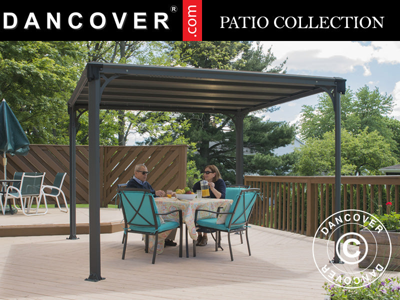 Pawilon Milano 3000, Palram/Canopia, 3,09x3,09x2,25m, Szary