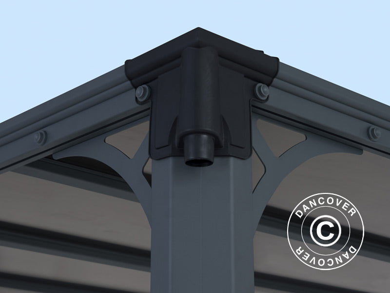 Pawilon Milano 3000, Palram/Canopia, 3,09x3,09x2,25m, Szary