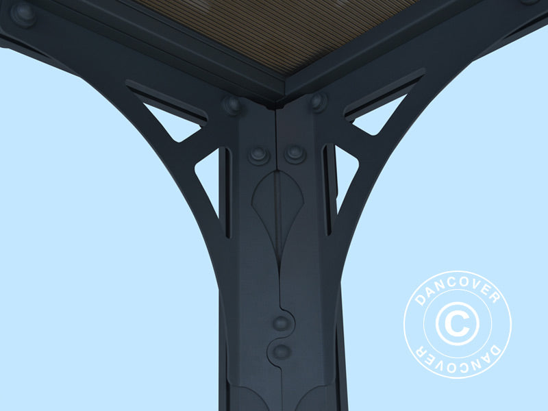 Pawilon Milano 3000, Palram/Canopia, 3,09x3,09x2,25m, Szary