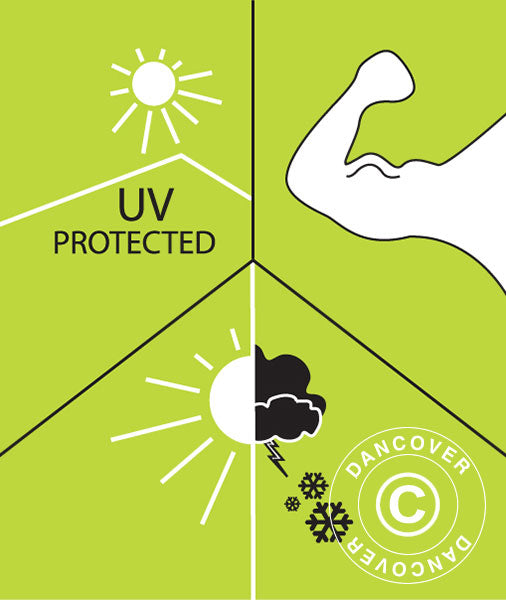 Zadaszenie drzwiowe Aquila, Palram/Canopia, 0,915x1,505m, Ciemny szary/Prezezroysty