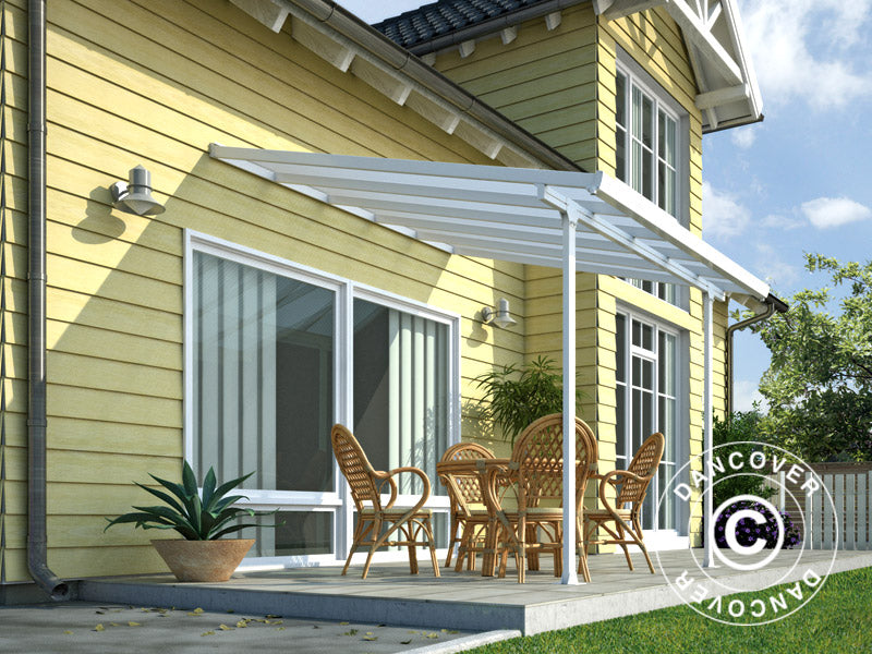 Zadaszenie tarasu Feria, Palram/Canopia, 3x3,05m, Biały