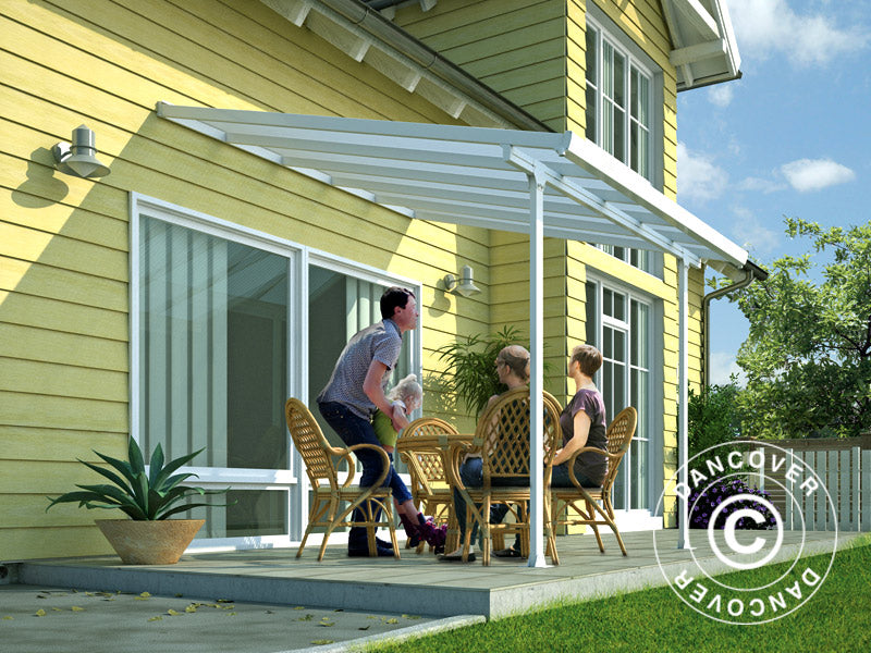 Zadaszenie tarasu Feria, Palram/Canopia, 3x3,05m, Biały