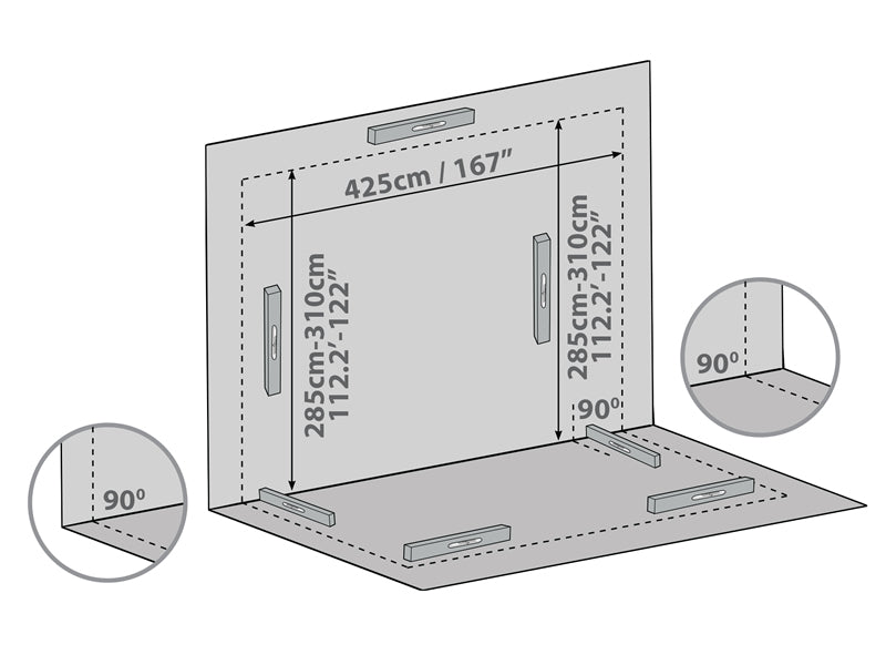 Ogród zimowy SanRemo, Palram/Canopia, 3x4,25m Biały