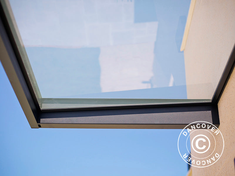 Zadaszenie drzwiowe Sophia 1600, Palram/Canopia, 0,95x1,6x0,17m, Ciemnoszary/Przezroczysty