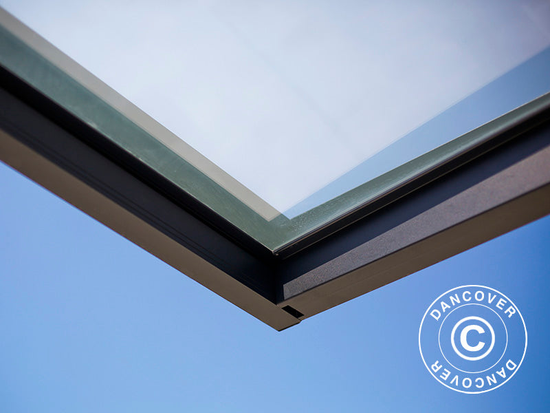 Zadaszenie drzwiowe Sophia 1600, Palram/Canopia, 0,95x1,6x0,17m, Ciemnoszary/Przezroczysty