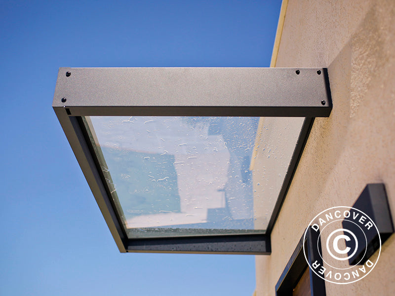 Zadaszenie drzwiowe Sophia 2150, Palram/Canopia, 0,95x2,15x0,17m, Ciemnoszary/Przezroczysty