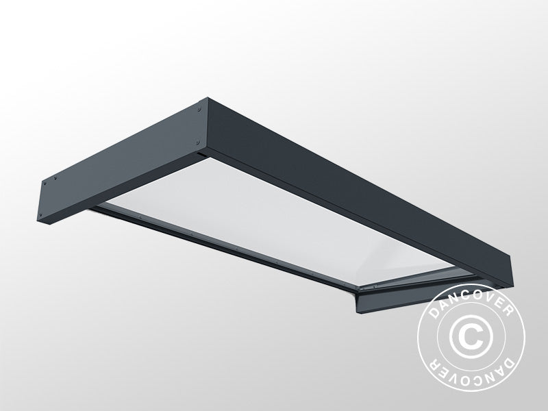 Zadaszenie drzwiowe Sophia 2150, Palram/Canopia, 0,95x2,15x0,17m, Ciemnoszary/Przezroczysty