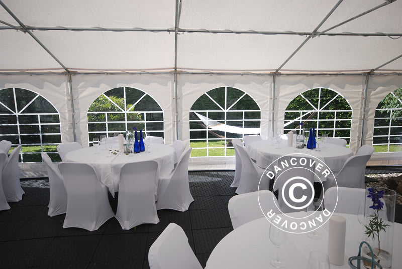 Namiot imprezowy SEMI PRO Plus CombiTents® 900 6x12m, 4 w 1, Biały