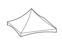 Poszycie dachowe do PartyZone Pagoda 4x4m PCV, Biały