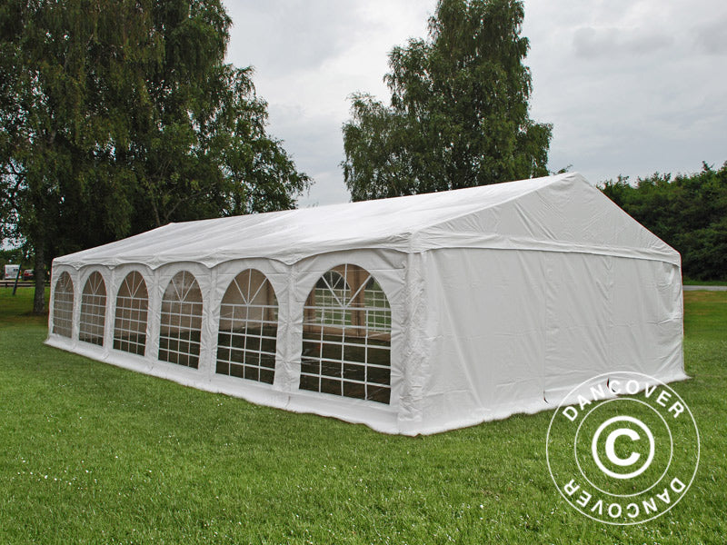 Namiot imprezowy Exclusive 6x12m PVC 900, "Arched", Biały