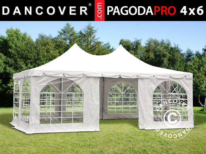 Namiot imprezowy Pagoda PRO 4x6m, PCV