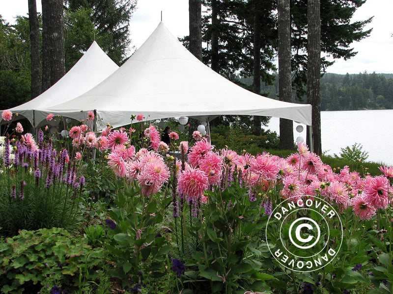 Namiot imprezowy Pagoda PartyZone 4x4m, PCV, biały
