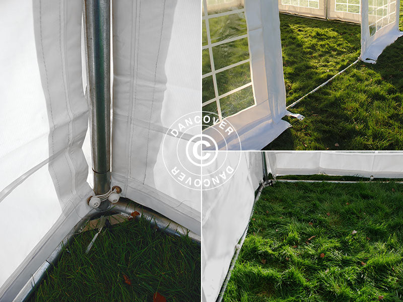 Namiot imprezowy Pagoda Exclusive 5x5m PCV, Biały