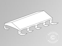 Poszycie dachowe dla namiot imprezowy Original 5x8m PCV, "Arched", Biały