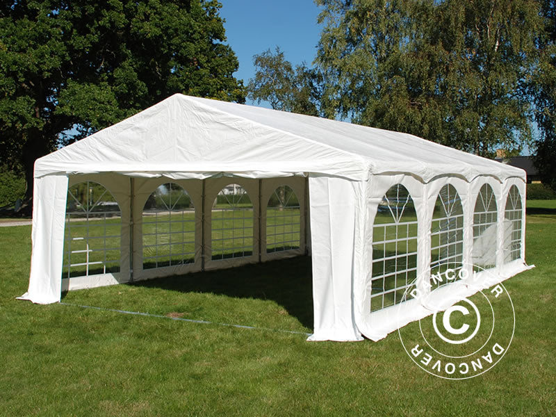 Namiot imprezowy Original 5x8m PVC 900, "Arched", Biały