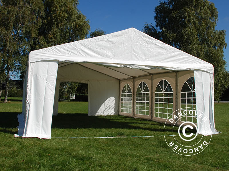 Namiot imprezowy Original 5x8m PVC 900, "Arched", Biały