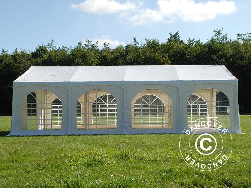Namiot imprezowy Original 5x8m PVC 900, "Arched", Biały