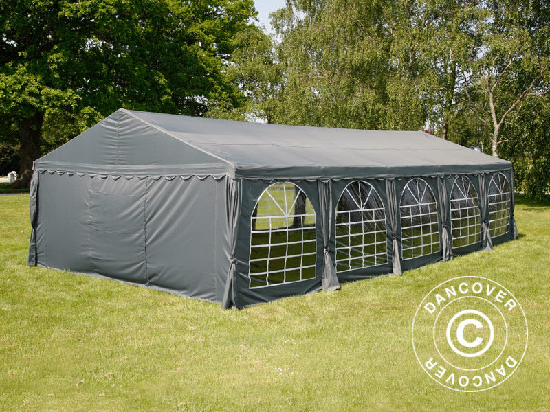 Namiot imprezowy UNICO 5x10m, Ciemny szary