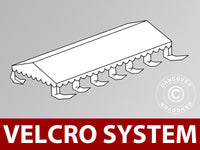 Poszycie dachowe do namiotu imprezowego UNICO, PCV/Poliester, 6x12m, Biały