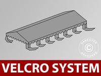 Poszycie dachowe do namiotu imprezowego UNICO, PCV/Poliester, 6x12m, Ciemny szary