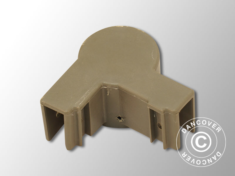 Łącznik górny do wspornika narożnego, Szary