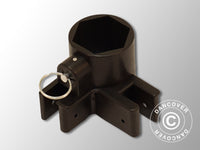 Łącznik do wspornika narożnego, Czarny