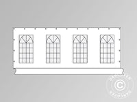 Ściana boczna z oknem do namiotu imprezowego PLUS 8m, Biały