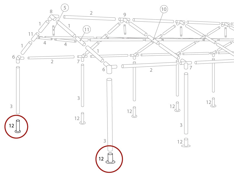 Część zamienna, płyta podstawy, Ø42mm