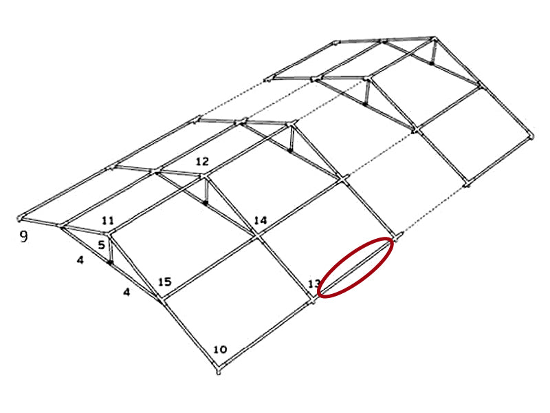 Rura dachowa, Ø38x1880mm