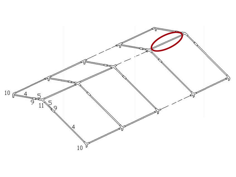 Rura dachowa, Ø38x1880mm