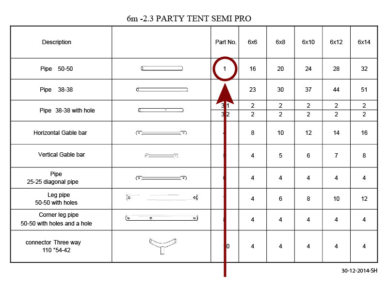 Rura dachowa, Ø50mm, 1455mm