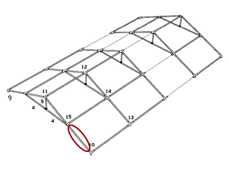 Rura dachowa, Ø50mm, 1455mm