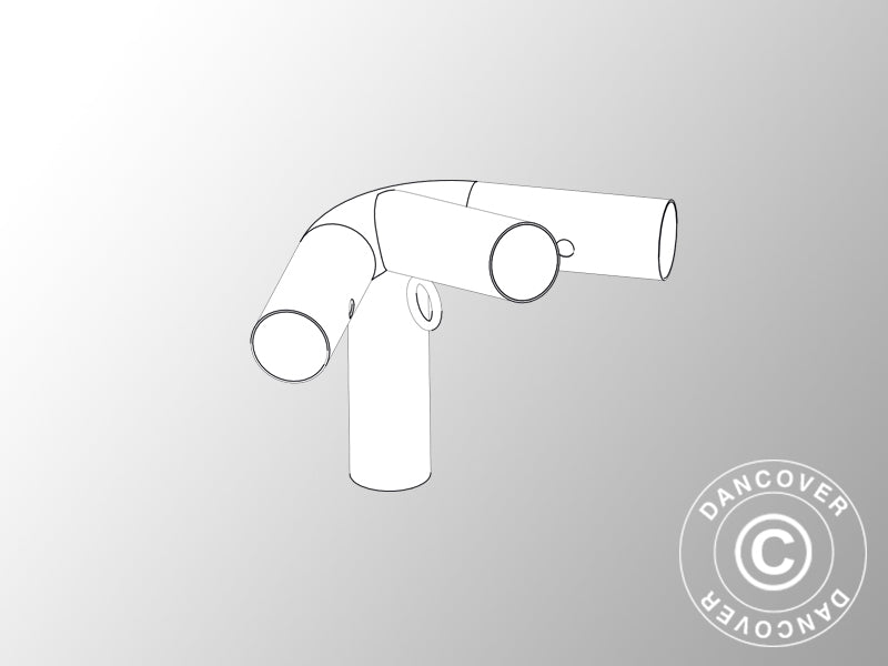 Łącznik narożny 4-drożny